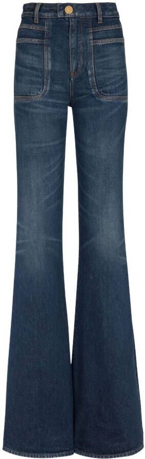 Balmain Flared jeans Blauw