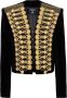 Balmain Fluwelen jack Zwart - Thumbnail 1