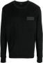 Balmain Fluwelen sweater Zwart - Thumbnail 1