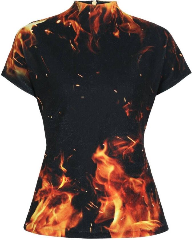 Balmain Fluwelen top Zwart