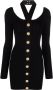 Balmain Gebreide jurk Zwart - Thumbnail 1