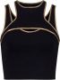 Balmain Gebreide top Zwart - Thumbnail 1