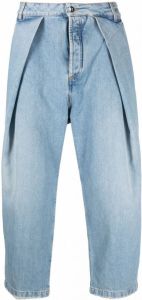 Balmain Geplooide jeans Blauw