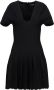 Balmain Geplooide mini-jurk Zwart - Thumbnail 1