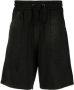 Balmain Gerafelde shorts Zwart - Thumbnail 1