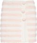 Balmain Gestreepte rok Wit - Thumbnail 1
