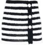Balmain Gestreepte rok Wit - Thumbnail 1