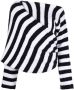 Balmain Gestreepte top Wit - Thumbnail 1