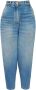 Balmain Vervaagde baggy spijkerbroek Blauw Dames - Thumbnail 1