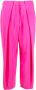 Balmain High waist plooibroek Roze - Thumbnail 1