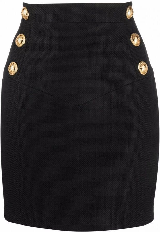 Balmain High waist rok Zwart