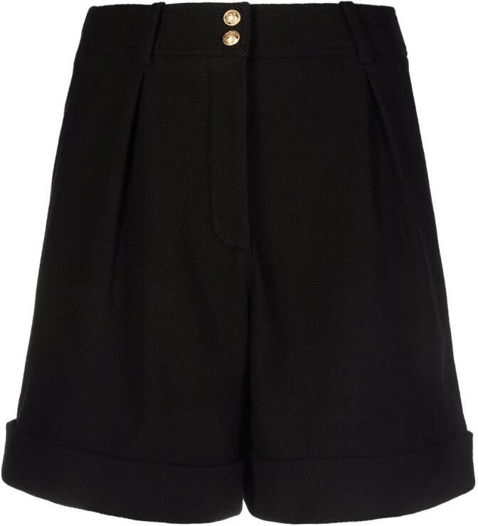 Balmain High waist shorts Zwart