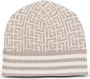Balmain Muts met geborduurd monogram Beige - Thumbnail 1