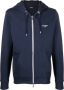 Balmain Hoodie met logo Blauw - Thumbnail 1