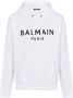 Balmain Hoodie met logoprint Wit - Thumbnail 1