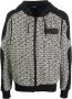 Balmain Hoodie met monogram logo Zwart - Thumbnail 1