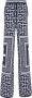 Balmain Jeans met monogram patroon Zwart - Thumbnail 1