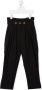 Balmain Kids Broek met ceintuur Zwart - Thumbnail 1