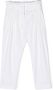 Balmain Kids Broek met geplooid detail Wit - Thumbnail 1