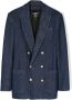 Balmain Kids Blazer met dubbele rij knopen Blauw - Thumbnail 1