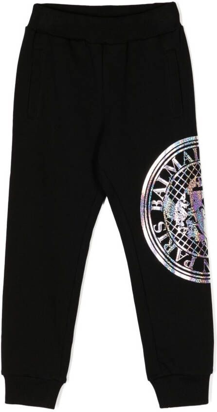 Balmain Kids Elastische broek Zwart