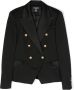 Balmain Kids Blazer met dubbele rij knopen Zwart - Thumbnail 1