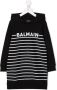 Balmain Kids Hoodiejurk met logoprint Zwart - Thumbnail 1