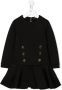 Balmain Kids Jurk met ronde hals Zwart - Thumbnail 1