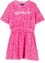 Balmain Kids Jurk met luipaardprint Roze - Thumbnail 1