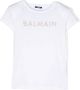 Balmain Kids T-shirt met logo Wit - Thumbnail 1