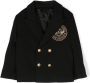 Balmain Kids Blazer met dubbele rij knopen Zwart - Thumbnail 1