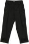 Balmain Kids Broek met logopatch Zwart - Thumbnail 1