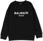 Balmain Kids Sweater met logoprint Zwart - Thumbnail 1