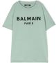 Balmain Kids T-shirt met logoprint Groen - Thumbnail 1