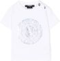Balmain Kids T-shirt met logoprint Wit - Thumbnail 1