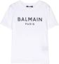 Balmain Kids T-shirt met logoprint Wit - Thumbnail 1