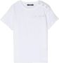 Balmain Kids T-shirt met logoprint Wit - Thumbnail 1