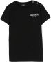 Balmain Kids T-shirt met logoprint Zwart - Thumbnail 1