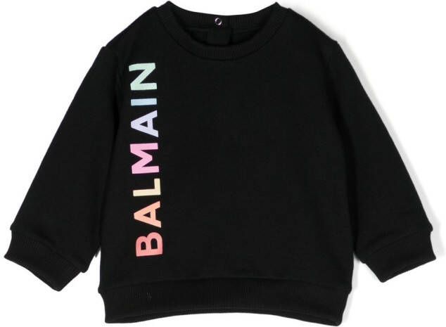 Balmain Kids Trui met logoprint Zwart