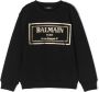 Balmain Kids Trui met logoprint Zwart - Thumbnail 1