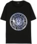 Balmain Kids T-shirt met logoprint Zwart - Thumbnail 1