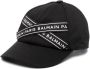 Balmain Kids Honkbalpet met logoband Zwart - Thumbnail 1