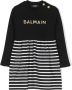 Balmain Kids Shirt met logo Zwart - Thumbnail 1