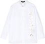 Balmain Kids Shirt met logoprint Wit - Thumbnail 1