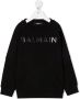 Balmain Kids Sweater met logo Zwart - Thumbnail 1