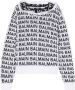 Balmain Kids Sweater met logoprint Wit - Thumbnail 1