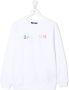 Balmain Kids Sweater met logoprint Wit - Thumbnail 1
