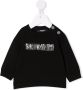 Balmain Kids Sweater met logoprint Zwart - Thumbnail 1