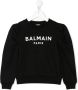 Balmain Kids Sweater met logoprint Zwart - Thumbnail 1