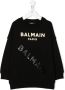 Balmain Kids Sweater met logoprint Zwart - Thumbnail 1